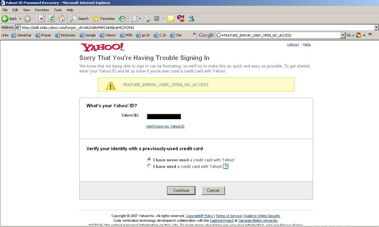 yahoooutage com